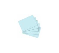Fiches bristol, A5, uni, bleu