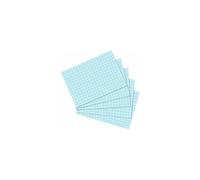 Herlitz Lot de 100 fiches bristol Format A4/A5/A6/A7/A8 A6 quadrillé A6 kariert bleu