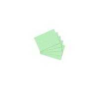 Fiches bristol, A7, quadrillé, vert