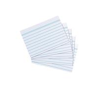 Herlitz 50019397 Lot de 200 cartes soudées Format A8 Blanc 170 g/m², Large