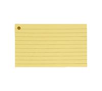 Fiches d ' avec anneaux de reliure pour l ' école, Light yellow | Cartes colorées avec anneaux de reliure, fiches lignées, cartes d ' étude pour l ' apprentissage scolaire