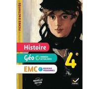 Fiches d'activités Histoire-Géographie-EMC 4e - Ed. 2025 - Cahier élève Jean-Claude Martinez (Auteur), Corinne Chastrusse (Auteur), David Roussy (Auteur), Philippe Tissot (Auteur)