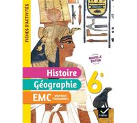 Fiches d'activités Histoire-Géographie-EMC 6e - Ed. 2026 - Cahier élève - Jean-Claude Martinez - Hatier - broché - Scolaire / Universitaire