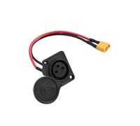 Fiches de charge pour scooter électrique - Ports d'entrée d'alimentation compacts - Port de charge à 3 broches avec amélioration de la protection électrique - Accessoires pour trottinette électrique