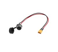 Fiches de charge pour scooter électrique - Ports d'entrée d'alimentation compacts - Port de charge à 3 broches avec amélioration de la protection électrique - Accessoires pour trottinette électrique