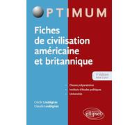 Fiches de civilisation américaine et britannique