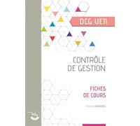 Fiches de contrôle de gestion: UE 11 du DCG
