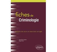 Fiches de Criminologie - Annie Beziz-Ayache - Ellipses - broché - Etude