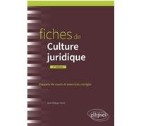 Fiches de culture juridique: Rappels de cours et exercices corrigés