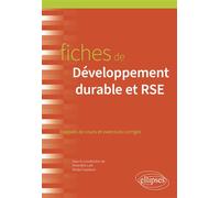 Fiches de Développement durable et RSE - Amandine Laré - Ellipses - broché - Etude