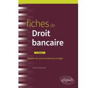Fiches de Droit bancaire 3ème édition - Marianne Villemonteix - Ellipses - broché - Scolaire / Universitaire