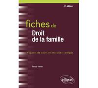 Fiches de droit de la famille - 6e édition