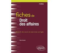 Fiches de droit des affaires - 3e édition