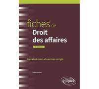 Fiches De Droit Des Affaires - Rappels De Cours Et Exercices Corrigés