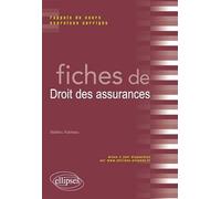 Fiches de droit des assurances: Rappels de cours et exercices corrigés