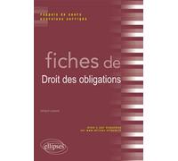 Fiches de droit des obligations: Rappels de cours et exercices corrigés