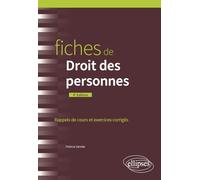 Fiches de Droit des personnes: Rappels de cours et exercices corrigés