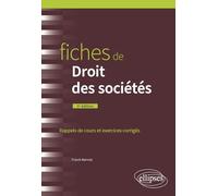 Fiches de Droit des sociétés: Rappels de cours et exercices corrigés