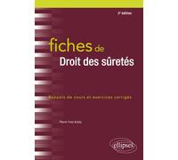 Fiches de droit des sûretés - Pierre-Yves Ardoy - Ellipses - broché - Etude