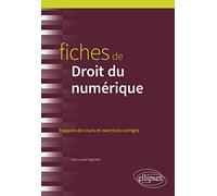 Fiches de droit du numérique: Rappels de cours et exercices corrigés