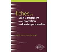 Fiches de Droit du traitement et de la protection des données personnelles