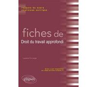 Fiches de Droit du travail approfondi. Contentieux et techniques sociales - Laurence Fin-Langer - Ellipses - broché - Etude