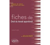 Fiches de droit du travail approfondi: Rappels de cours et exercices corrigés
