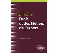 Fiches de Droit et des Métiers de l'esport