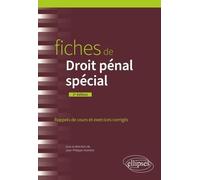 Fiches De Droit Pénal Spécial - Rappels De Cours Et Exercices Corrigés