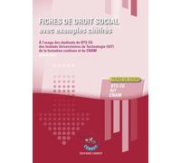 Fiches de droit social avec exemples chiffrés: Processus 4 du BTS CG