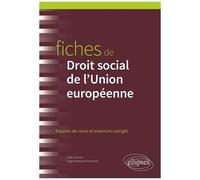 Fiches De Droit Social Européen - Rappels De Cours Et Exercices Corrigés