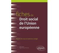 Fiches De Droit Social Européen - Rappels De Cours Et Exercices Corrigés