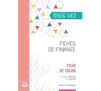 Fiches De Finance Ue 2 Du Dscg - Fiches De Cours - Edition 2020-2021