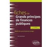 Fiches de grands principes de finances publiques: Rappels de cours et exercices corrigés