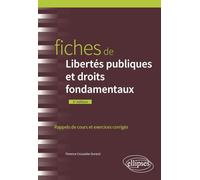 Fiches de Libertés publiques et droits fondamentaux: Rappels de cours et exercices corrigés