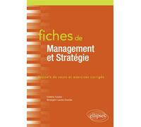Fiches de Management et Stratégie - Frédéric Coulon - Ellipses - broché - Etude