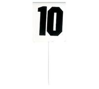 Fiches de marquage rectangulaire Tremblay CT (x12) Blanc TU Unisex