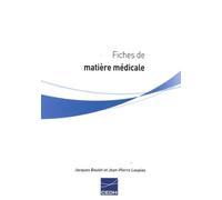Fiches de matière médicale
