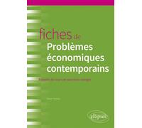Fiches de Problèmes économiques contemporains - Olivier Thomas - Ellipses - broché - Essai