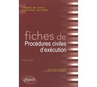 Fiches de procédures civiles d'exécution