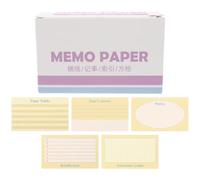 Fiches de Révision 180 Pièces Lignées en Papier | Usage Polyvalent, Format Portable, Aide Mémoire, Résistance aux Dommages, Papeterie Bureau