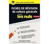 Fiches de révision de culture générale pour les Nuls Concours