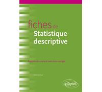 Fiches de Statistique descriptive - Farid Makhlouf - Ellipses - broché - Scolaire / Universitaire