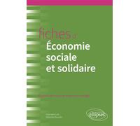 Fiches d'Économie sociale et solidaire - Sébastien Bourdin - Ellipses - broché - Etude