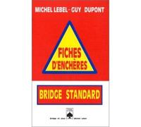 Fiches d'enchères. Standard - - Michel Lebel - Rocher Eds Du - Livre