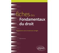 Fiches des Fondamentaux du droit - Bertrand Auvray - Ellipses - broché - Scolaire / Universitaire