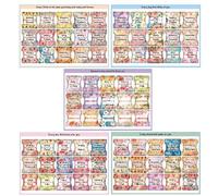 Fiches d'index bibliques - onglets bibliques - onglets de séparation de la Bible avec grandes lettres style boho | Fournitures d'étude biblique imperméables, 5 feuilles d'autocollants bibliques de