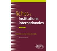 Fiches d'Institutions internationales