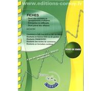 Fiches Droit des sociétés et groupements d'affaires, entreprise en difficulté, droit pénal des affaires UE 2 du DCG