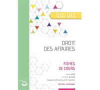 Fiches en droit des affaires UE 2 du DCG - Christine Alglave - Corroy Eds - broché - Scolaire / Universitaire